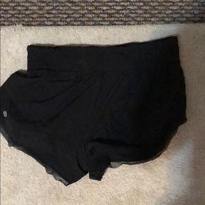 LULU LEMON RUNNING SHORTS